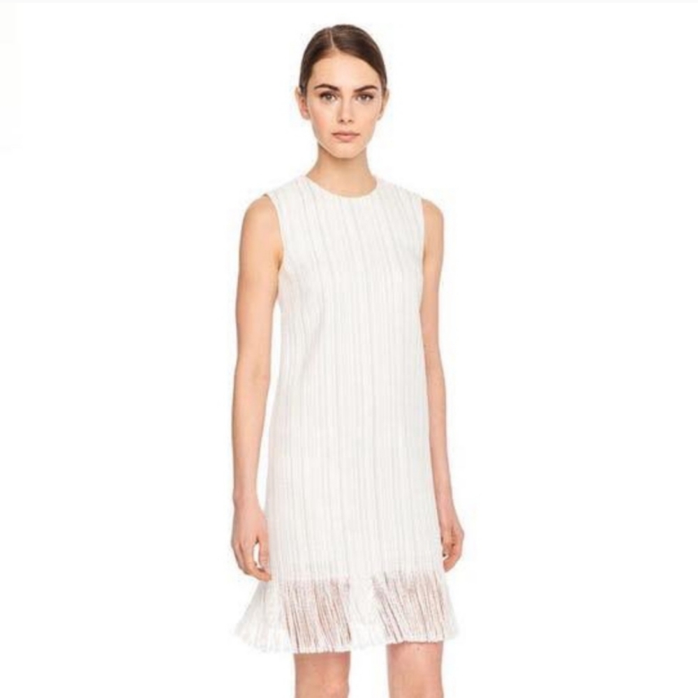 Karl Lagerfield Paris Mettalic Threaded Dress 6